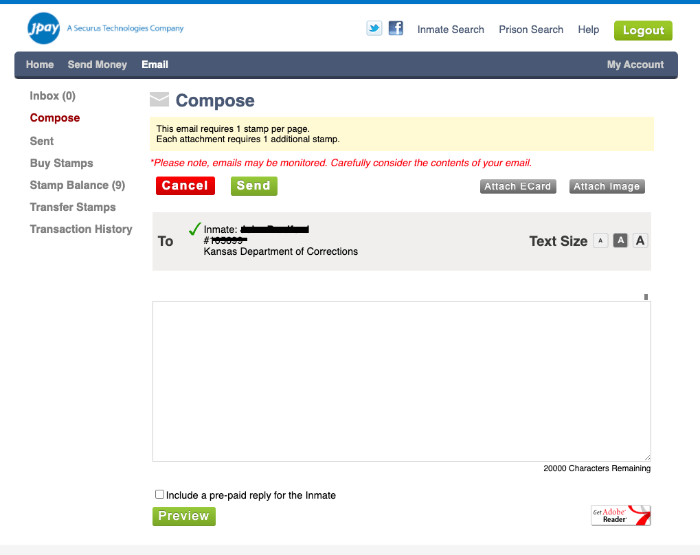 sending money to someone in prison using jpay